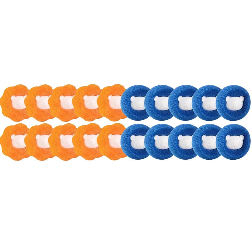 Magic Laundry Ball Kit Reusable Clothes Hair Cleaning Tool Pet Hair Remover Washing Machine Cat Dog Hair Catcher Laundry Ball